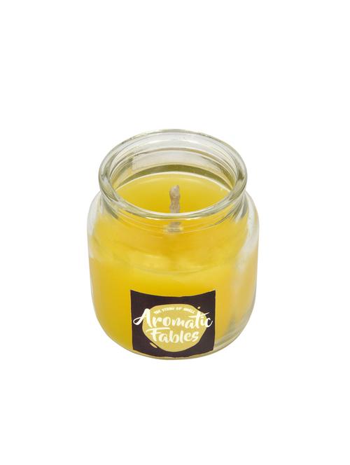 aromatic fables bosco pond fragrance soy wax yellow color jar glass candle - 13928601 - Very Small Image - 1