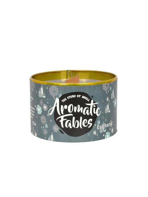 aromatic fables euphoria fragrance soy wax grey wood wick tin candle - 13928615 - Very Small Image - 1