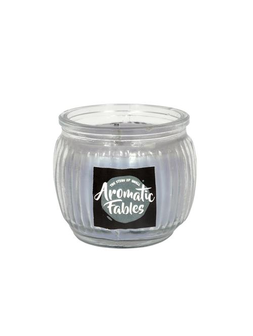 aromatic fables euphoria fragrance soy wax grey round glass candle - 13928618 - Very Small Image - 1