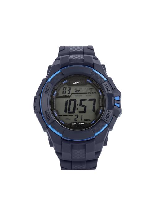 sonata grey dial digital watch for men - 77055pp01 - 13929084 - Very Small Image - 1