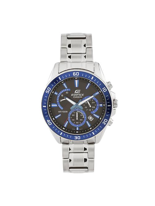 casio blue dial chronograph watch for men - ex275 - 13929089 - Very Small Image - 1
