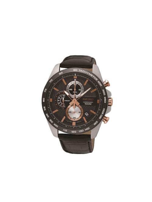 seiko brown dial chronograph watch for men - ssb265p1 - 13929098 - Very Small Image - 1