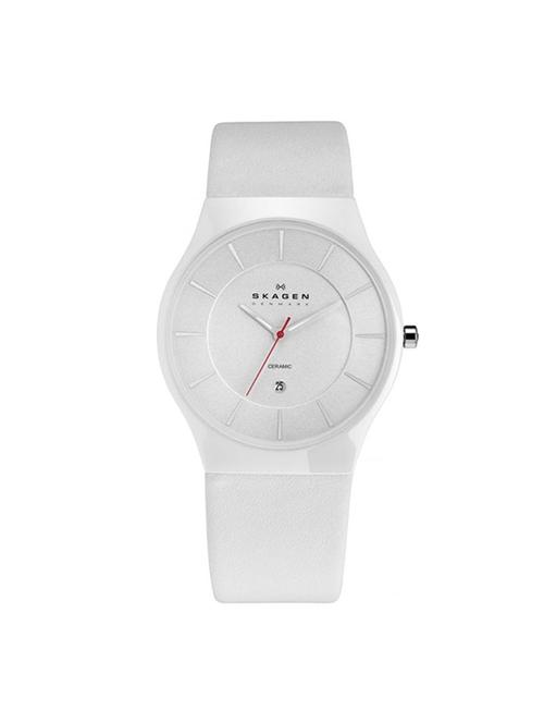 skagen white dial analog watch for men - 233xlclw - 13929147 - Very Small Image - 1