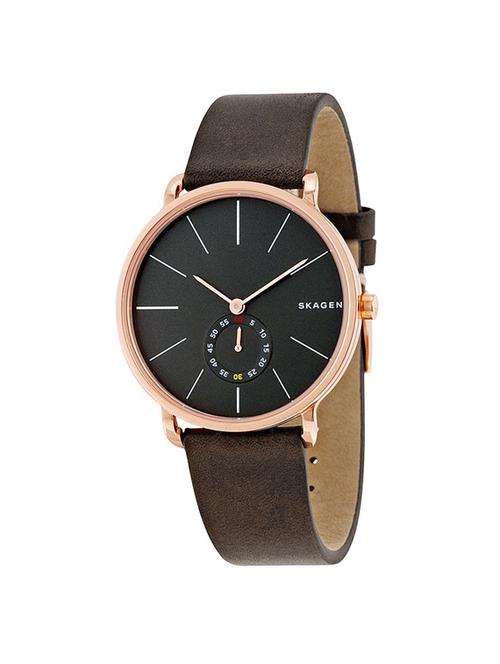 skagen black dial analog watch for men - skw6213 - 13929153 - Very Small Image - 1