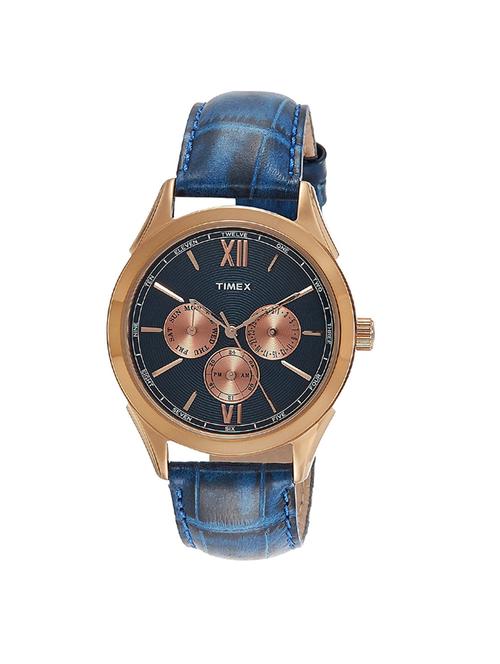 timex blue dial analog watch for men - tw000y912 - 13929166 - Very Small Image - 1