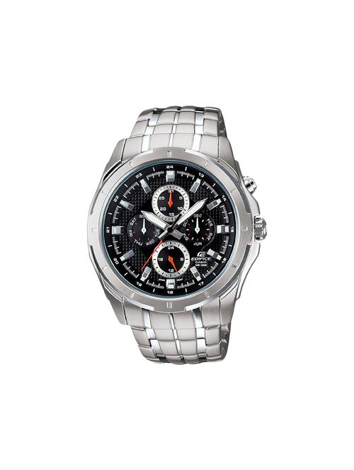 casio black dial analog watch for men - ed375 - 13929193 - Very Small Image - 1