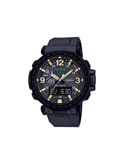 casio black dial analog watch for men - sl93 - 13929200 - Very Small Image - 1