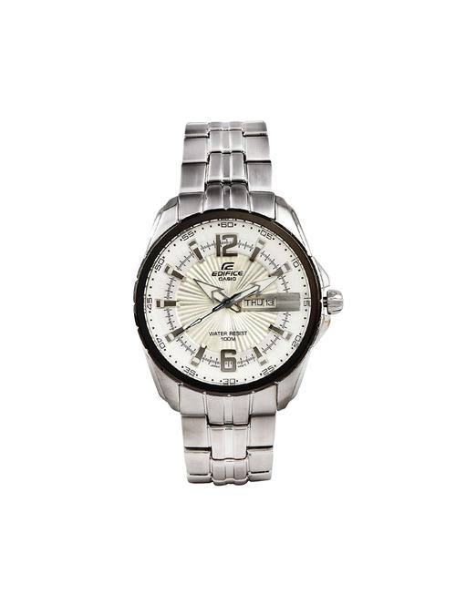 casio white dial analog watch for men - ed446 - 13929203 - Very Small Image - 1