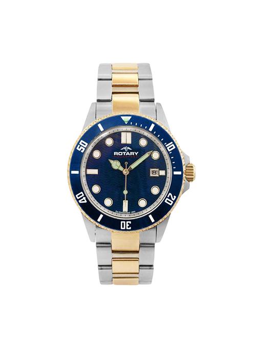 rotary blue dial analog watch for men - agb00027-w-05 - 13929210 - Very Small Image - 1