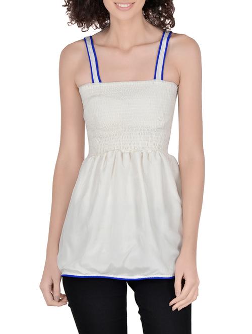 fadjuice cream georgette a-line top - 13931789 - Very Small Image - 1