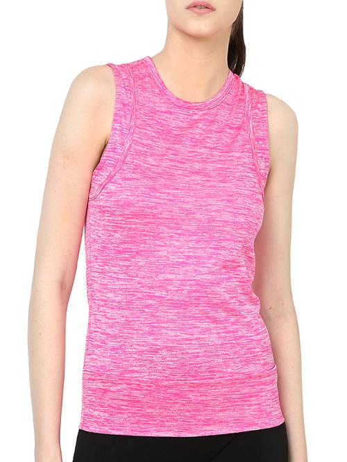 solid pink tank tee - 13934269 - Very Small Image - 1