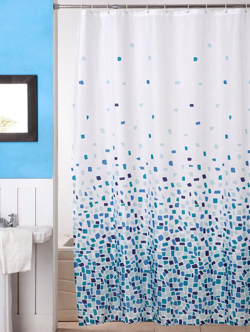 bianca waterproof printed shower curtain - 13936429 - Very Small Image - 1