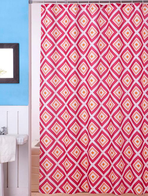 bianca waterproof printed shower curtain - 13936436 - Very Small Image - 1