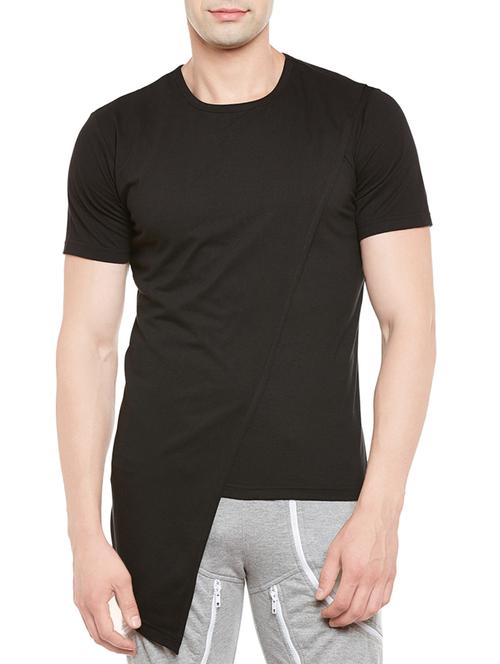 black cotton t-shirt - 13938739 - Very Small Image - 1