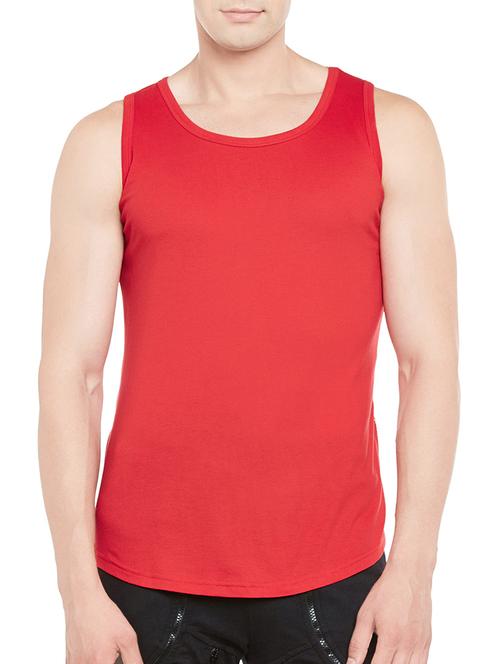 red cotton vest - 13938756 - Very Small Image - 1
