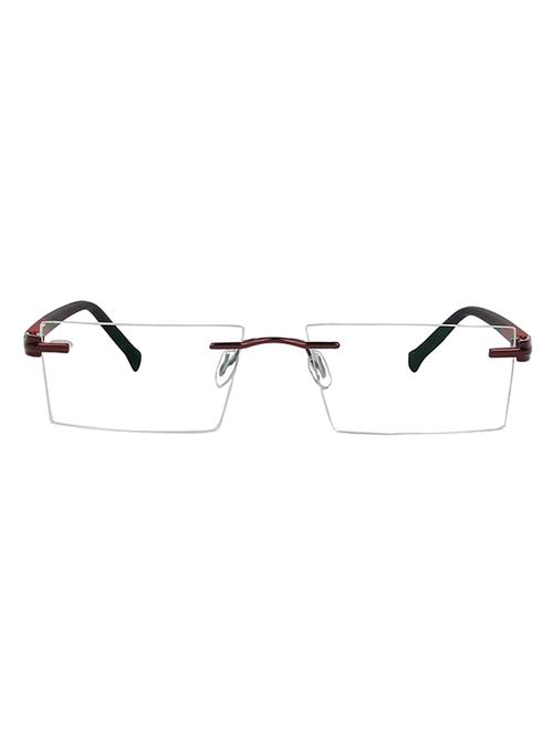 zyaden rectangular rimless frame 77 - 13940386 - Very Small Image - 1