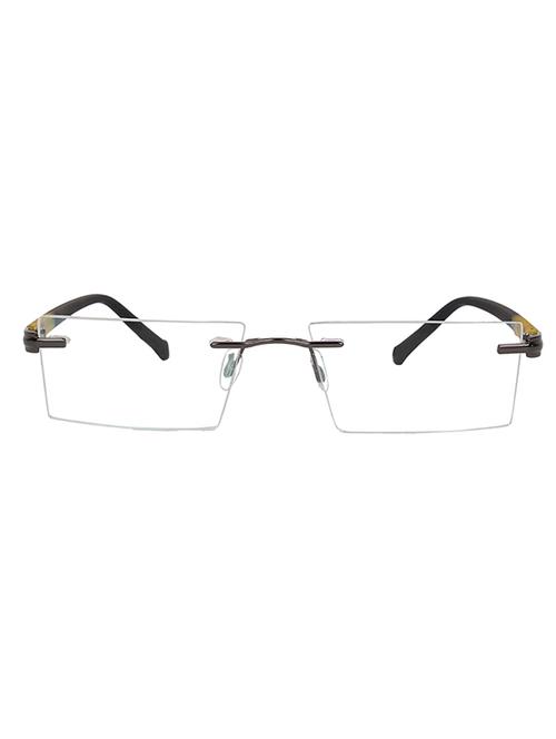 zyaden rectangular rimless frame 81 - 13940390 - Very Small Image - 1