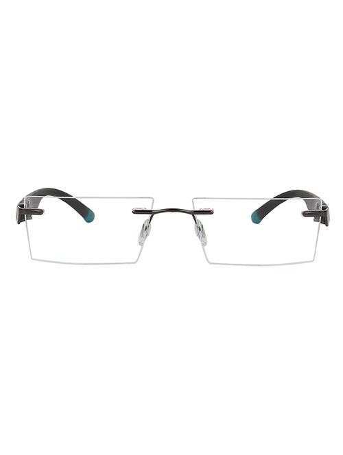 zyaden rectangular rimless frame 84 - 13940393 - Very Small Image - 1