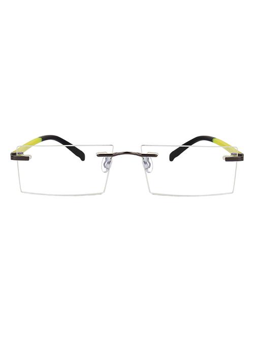 zyaden rectangular rimless frame 87 - 13940396 - Very Small Image - 1