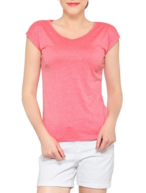 v-neck solid tee - 13945605 - Very Small Image - 1
