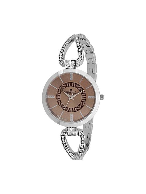 swisstyle round dial ladies anolog watch - 13946784 - Very Small Image - 1