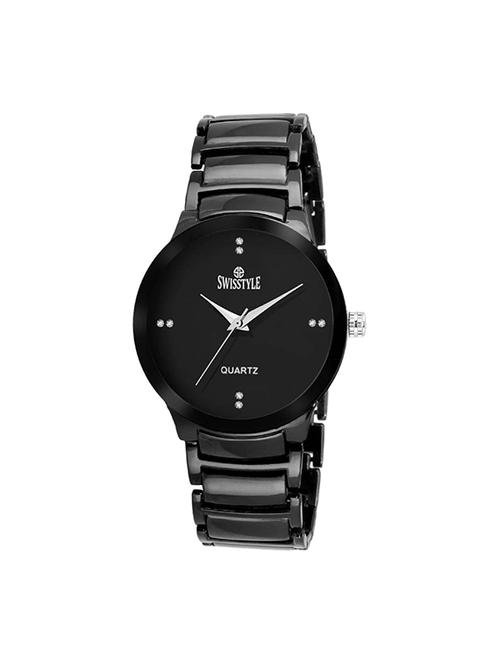round dial analog watch-(ss-gr3002-blk-blk) - 13946892 - Very Small Image - 1