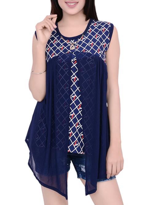 dark blue casual top - 13947879 - Very Small Image - 1