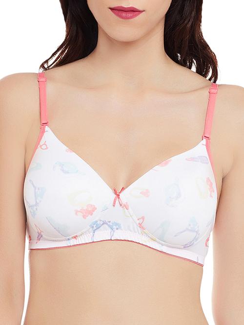 white nylon tshirt bra - 13949454 - Very Small Image - 1