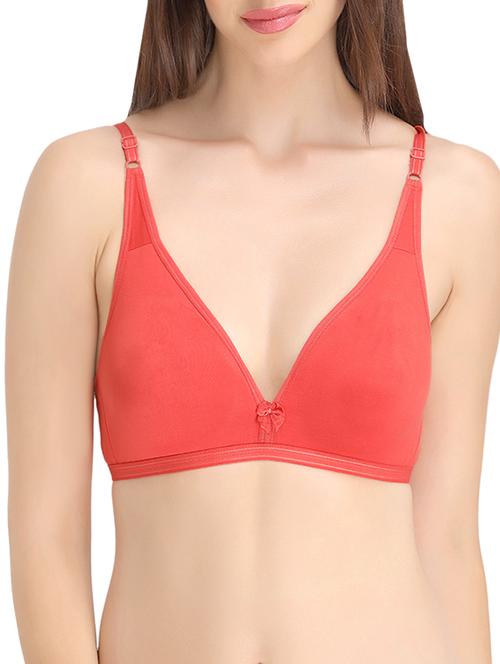 orange cotton regular bra - 13949498 - Very Small Image - 1