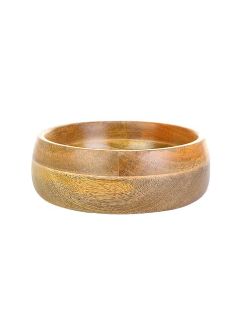 handicrafts wooden salad & snacks bowl small - 13952610 - Very Small Image - 1