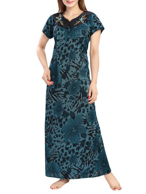 dark blue satin maternity wear - 13956986 - Very Small Image - 1