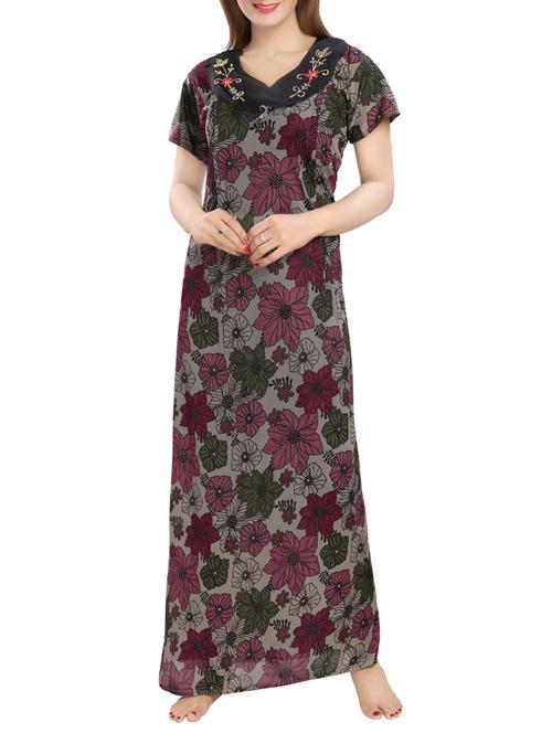 multi colored satin maternity wear - 13956990 - Very Small Image - 1