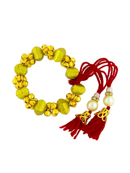 yellow brass bracelet - 13957022 - Very Small Image - 1