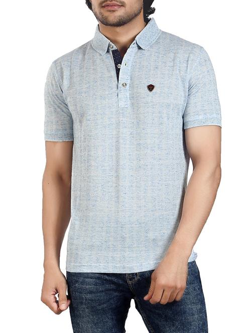 light blue cotton t-shirt - 13959723 - Very Small Image - 1