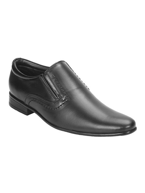 black leatherette formal slip on - 13964314 - Very Small Image - 1