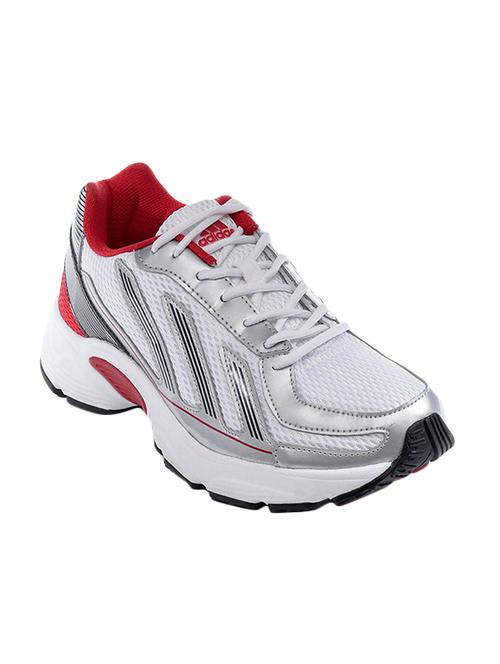 white mesh lace up sport shoe - 13964437 - Very Small Image - 1