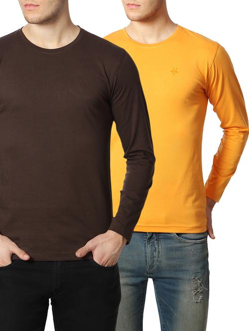 multi colored cotton t-shirt (set of 2) - 13969205 - Very Small Image - 1