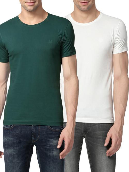 multi colored cotton t-shirt (set of 2) - 13969212 - Very Small Image - 1