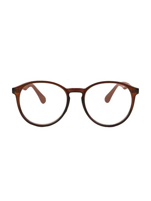 zyaden brown round eyewear frame 345 - 13969777 - Very Small Image - 1