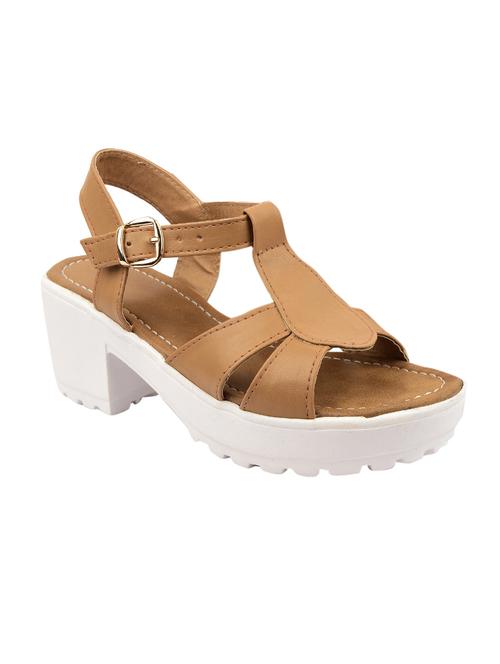 brown ankle strap sandal - 13970314 - Very Small Image - 1