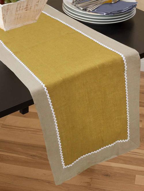beige linen table runner - 13972141 - Very Small Image - 1