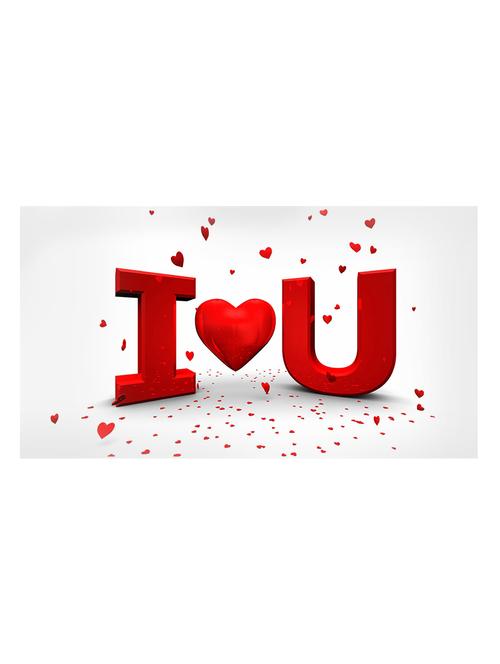 the print cart paper i love u 2 painting - 13972710 - Very Small Image - 1