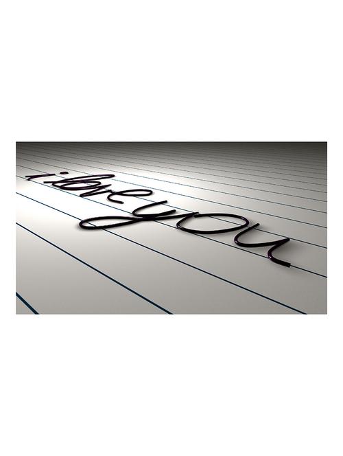 the print cart paper i love you painting - 13972712 - Very Small Image - 1