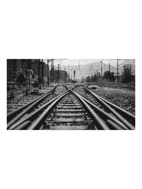 the print cart paper railroad track painting - 13972766 - Very Small Image - 1
