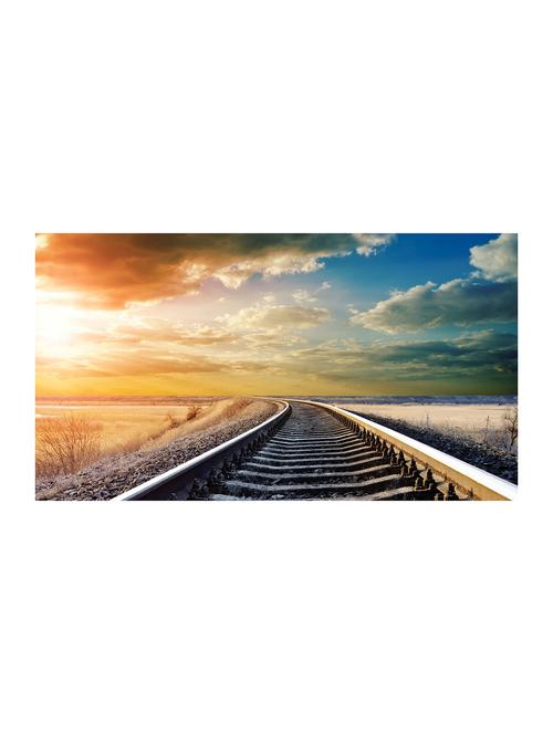 the print cart paper railroad track painting - 13972767 - Very Small Image - 1