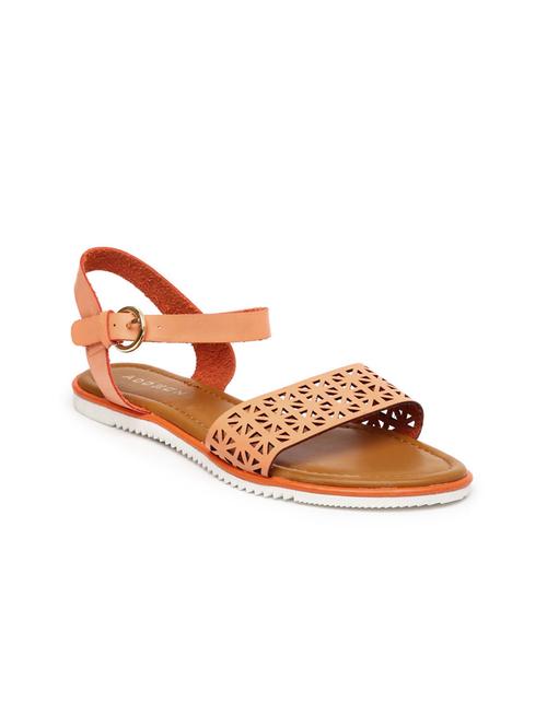 orange ankle strap sandal - 13973358 - Very Small Image - 1
