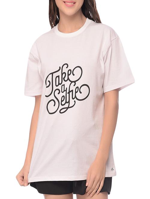 white cotton regular tshirt - 13973682 - Very Small Image - 1