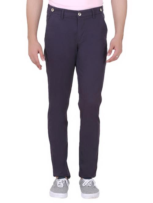 purple cotton chinos casual trouser - 13973900 - Very Small Image - 1