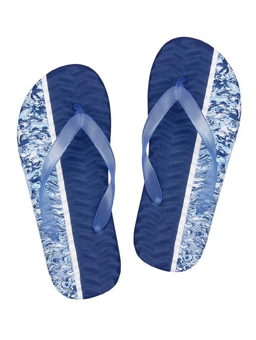 blue pvc toe separator flip flops - 13973935 - Very Small Image - 1
