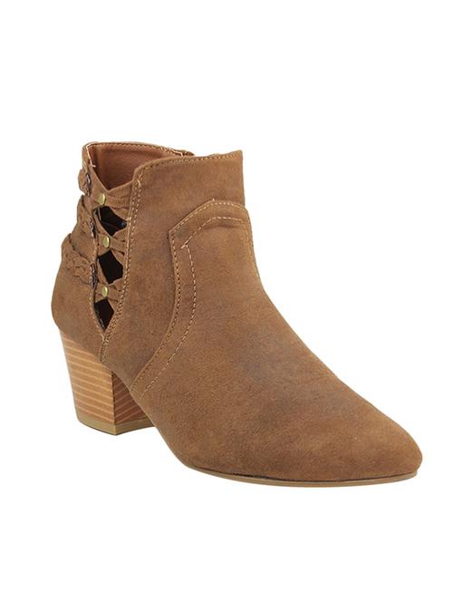 brown suede ankle boot - 13975734 - Very Small Image - 1